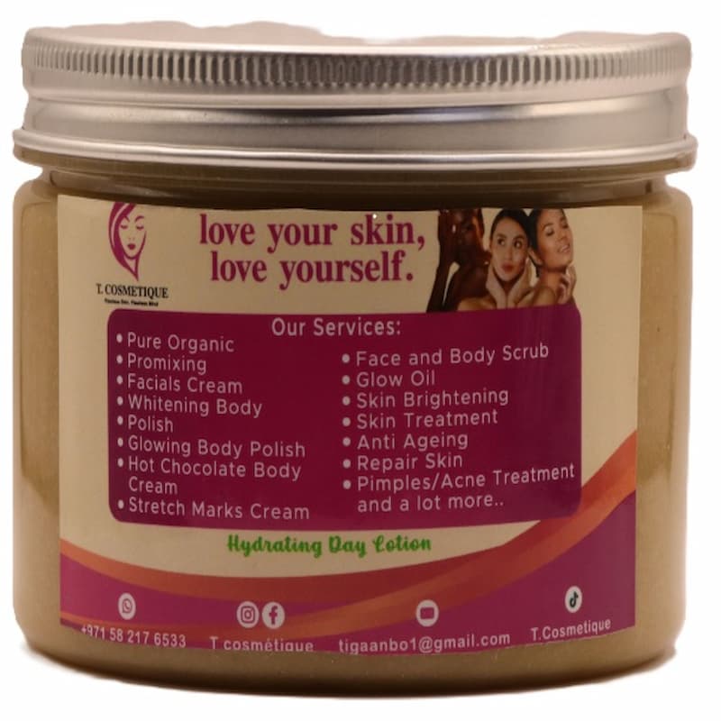 T Cosmétique Hydrate Skin Hydrating Day Cream jar for deep skin hydration and natural glow